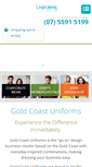 Mobile Screenshot of goldcoastuniforms.com.au